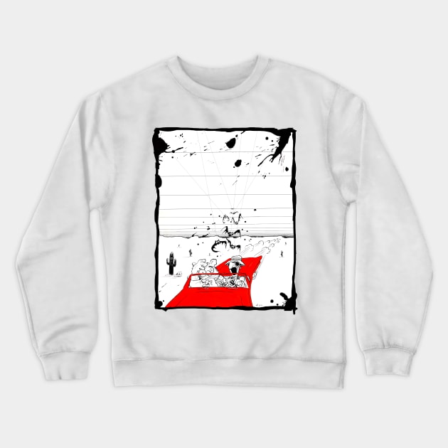 Fear and Loathing in Muppet Vegas Crewneck Sweatshirt by Philip_de_Goya